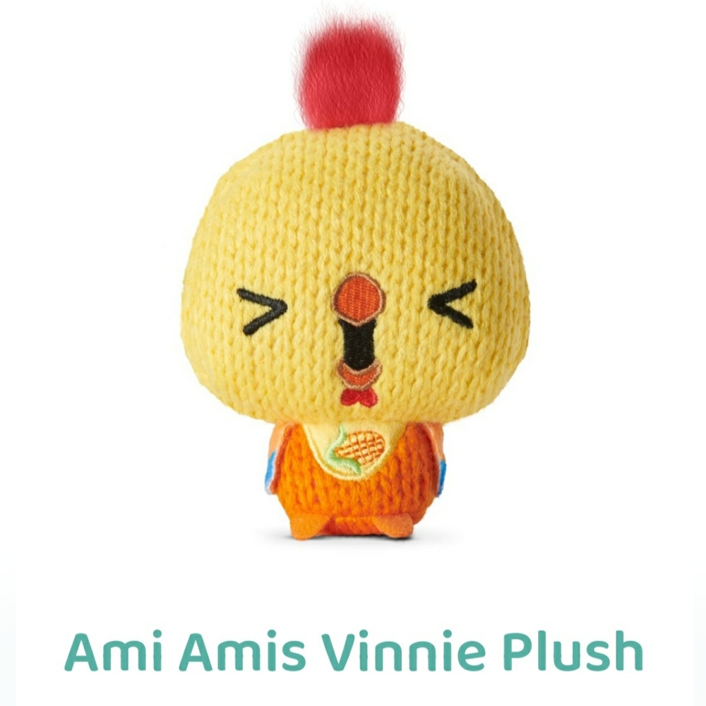 Ami Amis "Vinnie" 4" Wave 1 Knit Plush Jakks